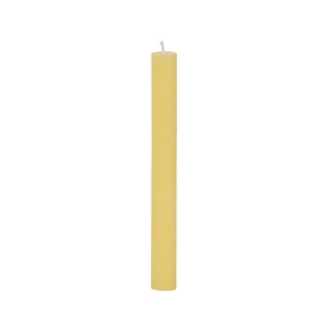 Bougies longues Weizenkorn Ø 22 mm – 12 pièces -28 cm-Pastellgelb