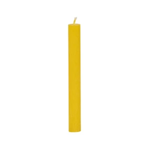 Bougies longues Weizenkorn Ø 22 mm – 12 pièces -28 cm-Zitrone