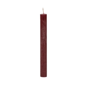 Bougies longues Weizenkorn Ø 22 mm – 12 pièces -28 cm-Bordeaux