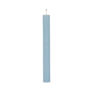 Bougies longues Weizenkorn Ø 22 mm – 12 pièces -28 cm-Eisblau