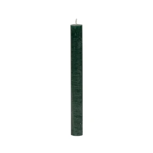 Bougies longues Weizenkorn Ø 22 mm – 12 pièces -28 cm-Tannengrün