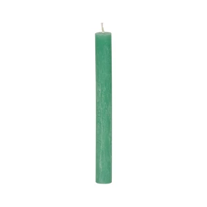 Bougies longues Weizenkorn Ø 22 mm – 12 pièces -28 cm-Seegrün