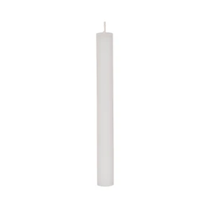Bougies longues Weizenkorn Ø 22 mm – 12 pièces -Weiss-28 cm