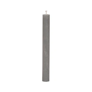 Bougies longues Weizenkorn Ø 22 mm – 12 pièces -28 cm-Steingrau
