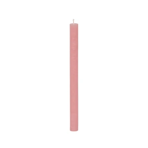 Bougies longues Weizenkorn Ø 22 mm – 12 pièces -20 cm-Blassrosa