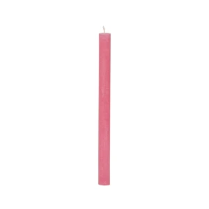 Bougies longues Weizenkorn Ø 22 mm – 12 pièces -Rosa-20 cm
