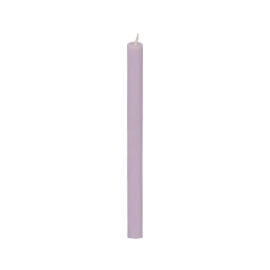 Bougies longues Weizenkorn Ø 22 mm – 12 pièces -Flieder-20 cm