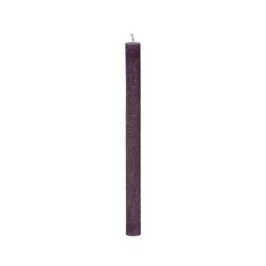 Bougies longues Weizenkorn Ø 22 mm – 12 pièces -Pflaume-20 cm