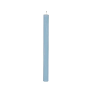 Bougies longues Weizenkorn Ø 22 mm – 12 pièces -20 cm-Babyblau