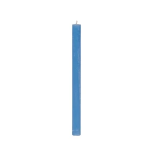Bougies longues Weizenkorn Ø 22 mm – 12 pièces -20 cm-Himmelblau