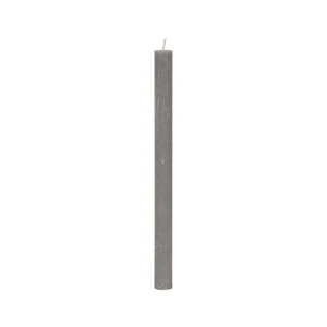 Bougies longues Weizenkorn Ø 22 mm – 12 pièces -20 cm-Steingrau