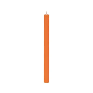 Bougies longues Weizenkorn Ø 22 mm – 12 pièces -20 cm-Dunkelorange