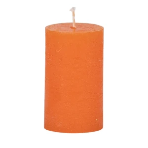 Bougies unies Ø 35 mm – 8 pièces -Dunkelorange