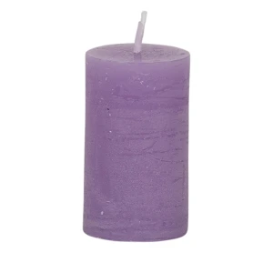 Bougies unies Ø 35 mm – 8 pièces -Lavendel