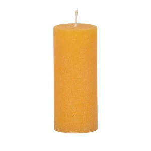 Bougies unies Weizenkorn Ø 50 mm – 6 pièces -7 cm-Goldgelb