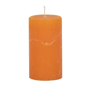 Bougies unies Weizenkorn Ø 50 mm – 6 pièces -7 cm-Mandarin