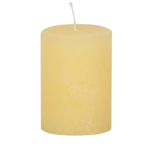 Bougies unies Weizenkorn Ø 50 mm – 6 pièces -7 cm-Pastellgelb