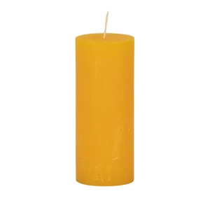 Bougies unies Weizenkorn Ø 50 mm – 6 pièces -9 cm-Sonnengelb