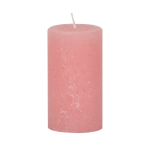 Bougies unies Weizenkorn Ø 50 mm – 6 pièces -9 cm-Blassrosa