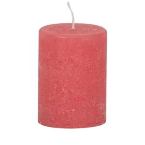 Bougies unies Weizenkorn Ø 50 mm – 6 pièces -7 cm-Coral