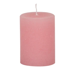 Bougies unies Weizenkorn Ø 50 mm – 6 pièces -7 cm-Blassrosa