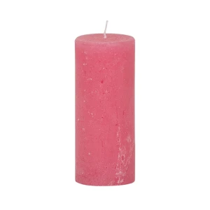 Bougies unies Weizenkorn Ø 50 mm – 6 pièces -Rosa-12 cm