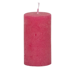 Bougies unies Weizenkorn Ø 50 mm – 6 pièces -Pink-7 cm
