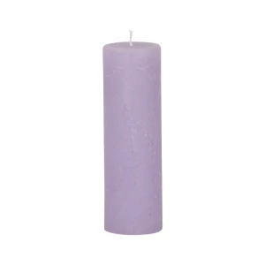 Bougies unies Weizenkorn Ø 50 mm – 6 pièces -Flieder-16 cm