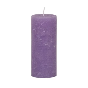 Bougies unies Weizenkorn Ø 50 mm – 6 pièces -12 cm-Lavendel