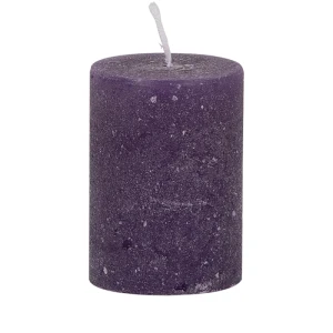 Bougies unies Weizenkorn Ø 50 mm – 6 pièces -7 cm-Pflaume