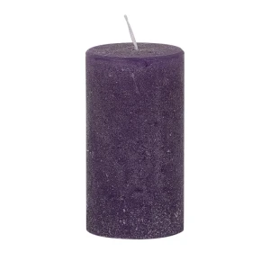 Bougies unies Weizenkorn Ø 50 mm – 6 pièces -9 cm-Pflaume