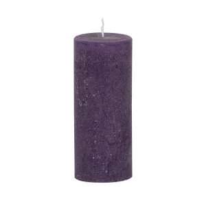 Bougies unies Weizenkorn Ø 50 mm – 6 pièces -Pflaume-12 cm