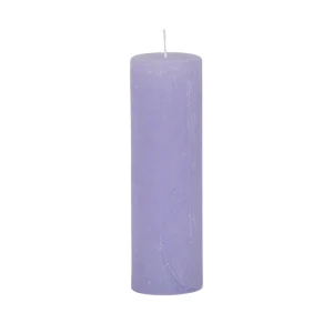 Bougies unies Weizenkorn Ø 50 mm – 6 pièces -16 cm-Hellviolett