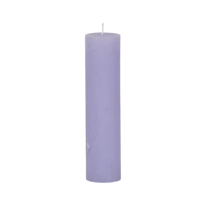Bougies unies Weizenkorn Ø 50 mm – 6 pièces -21 cm-Hellviolett