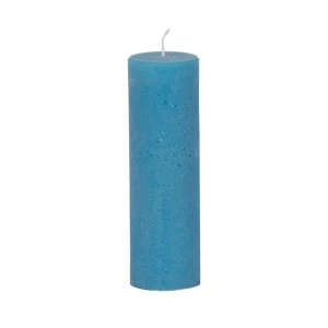 Bougies unies Weizenkorn Ø 50 mm – 6 pièces -Türkis-16 cm