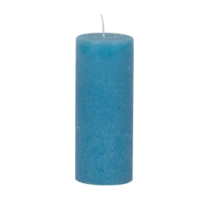 Bougies unies Weizenkorn Ø 50 mm – 6 pièces -Türkis-12 cm