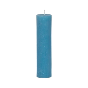 Bougies unies Weizenkorn Ø 50 mm – 6 pièces -Türkis-21 cm