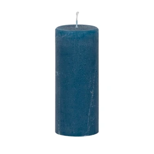 Bougies unies Weizenkorn Ø 50 mm – 6 pièces -12 cm-Nachtblau