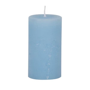 Bougies unies Weizenkorn Ø 50 mm – 6 pièces -9 cm-Babyblau