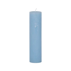 Bougies unies Weizenkorn Ø 50 mm – 6 pièces -16 cm-Babyblau