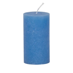 Bougies unies Weizenkorn Ø 50 mm – 6 pièces -9 cm-Himmelblau