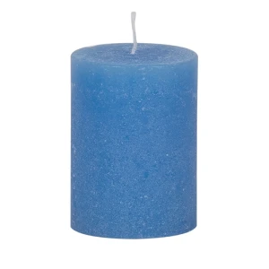 Bougies unies Weizenkorn Ø 50 mm – 6 pièces -7 cm-Himmelblau