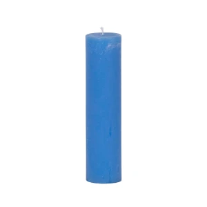 Bougies unies Weizenkorn Ø 50 mm – 6 pièces -Himmelblau-21 cm