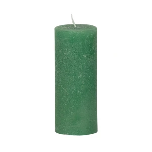 Bougies unies Weizenkorn Ø 50 mm – 6 pièces -12 cm-Seegrün