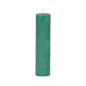 Bougies unies Weizenkorn Ø 50 mm – 6 pièces -21 cm-Seegrün