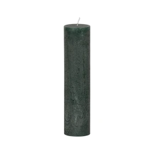 Bougies unies Weizenkorn Ø 50 mm – 6 pièces -Tannengrün-21 cm