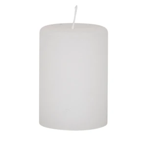 Bougies unies Weizenkorn Ø 50 mm – 6 pièces -Weiss-7 cm