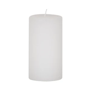 Bougies unies Weizenkorn Ø 50 mm – 6 pièces -Weiss-9 cm