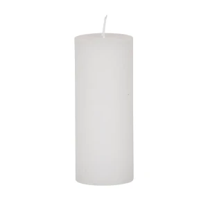 Bougies unies Weizenkorn Ø 50 mm – 6 pièces -Weiss-12 cm