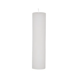 Bougies unies Weizenkorn Ø 50 mm – 6 pièces -Weiss-21 cm